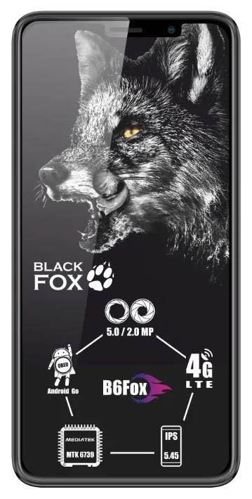 Смартфон Black Fox B6 Fox 1/8GB Black
