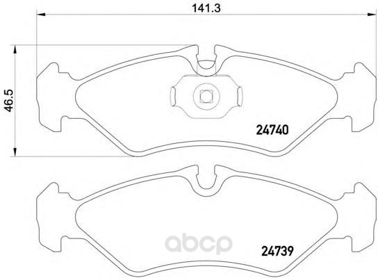 

Колодки тормозные дисковые, комплект Hella 8DB355014-421