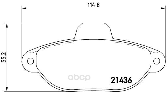 фото Тормозные колодки дисковые brembo p23160