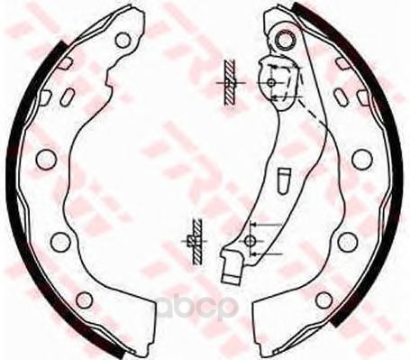 

Тормозные колодки TRW/Lucas барабанные GS8665