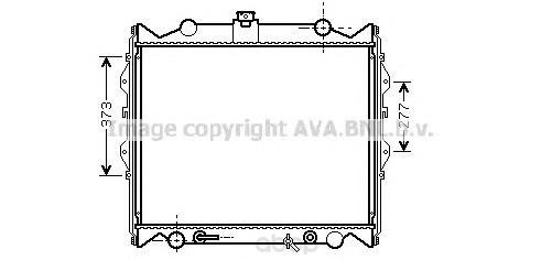 фото Pадиатор системы охлаждения акпп toyota land cruiser ava to2311