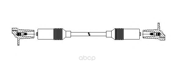 фото Провод высоковольтный seat/vw bremi 117/60