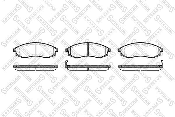 

Тормозные колодки Stellox дисковые 609002SX