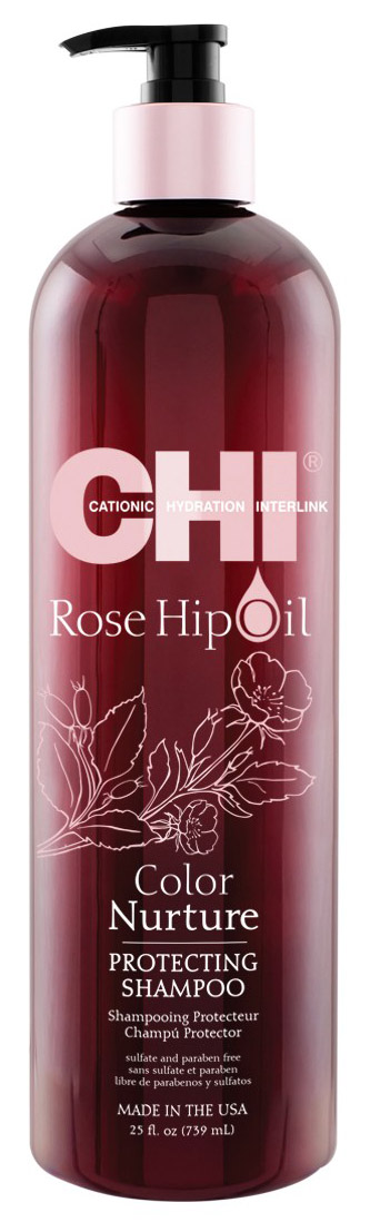 Шампунь с маслом шиповника Chi Rose Hip Oil 739 мл шампунь для бесконтактной мойки grand caratt standart расход 1 60 1 80 20 л 002