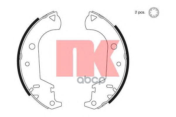 

Комплект тормозных колодок Nk 2723677