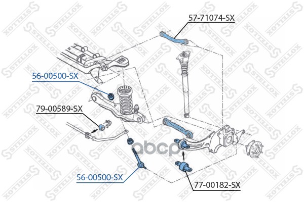 фото Стойка стабилизатора stellox 5600500sx