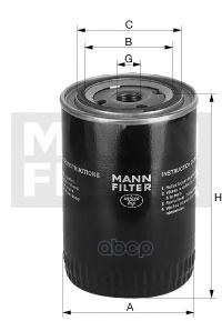 фото Фильтр масляный двигателя mann-filter w1170/5