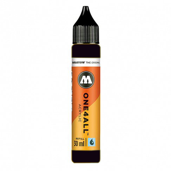

Акриловая заправка для маркеров Molotow One4All 30мл, Черный, One4all 30мл 4250397601885 Черные