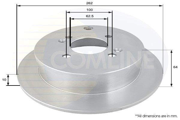 фото Тормозной диск comline adc1078