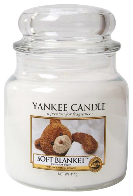 фото Ароматическая свеча yankee yankee candle soft blanket medium jar candle