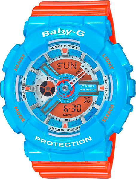 фото Наручные часы кварцевые женские casio baby-g ba-110nc-2a