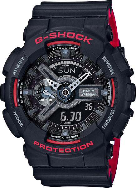 фото Японские наручные часы casio g-shock ga-110hr-1a с хронографом