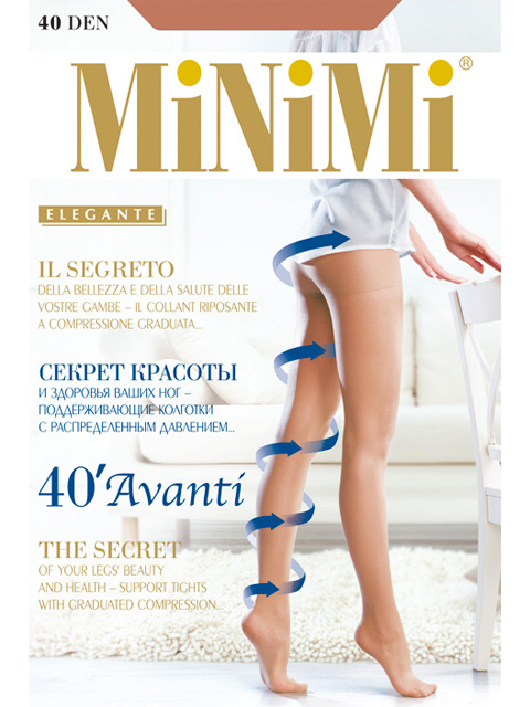 

Колготки женские MiNiMi AVANTI 40 телесные /S, Телесный, AVANTI 40