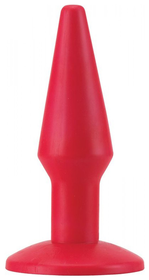 Красная анальная втулка-конус 12 см