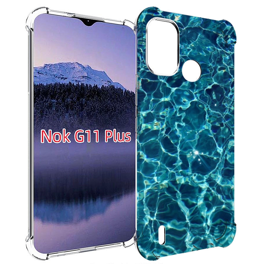 

Чехол MyPads красивая голубая вода для Nokia G11 Plus, Прозрачный, Tocco