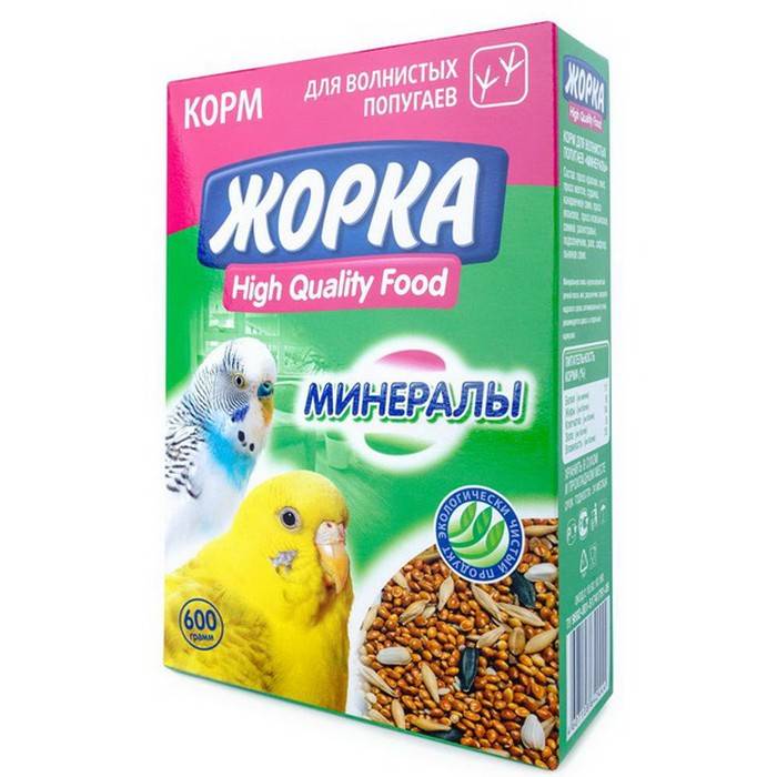 Сухой корм для волнистых попугаев Жорка High Quality Food Минералы 600 г