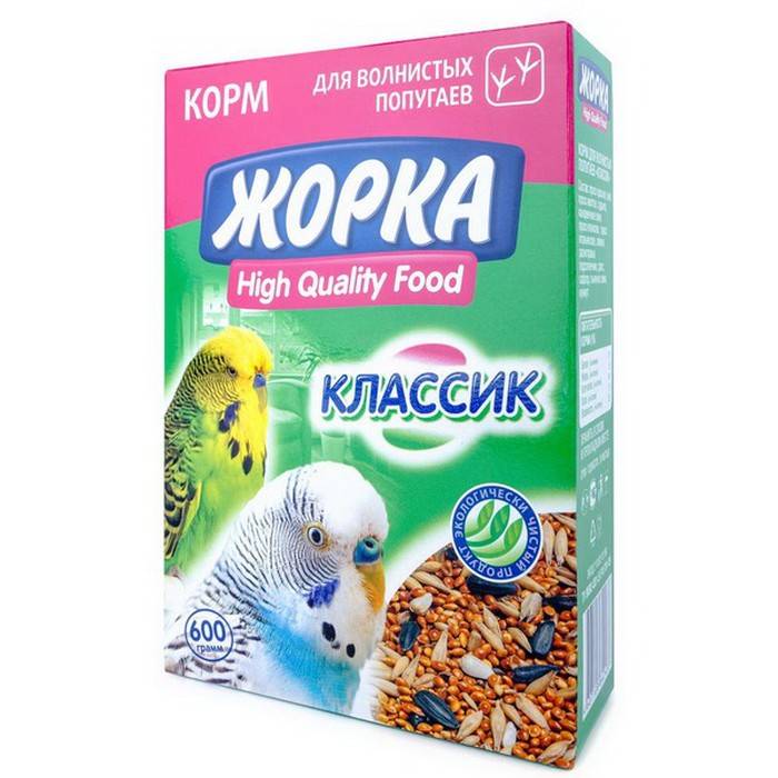 Сухой корм для волнистых попугаев  Жорка High Quality Food Классик, 600 г