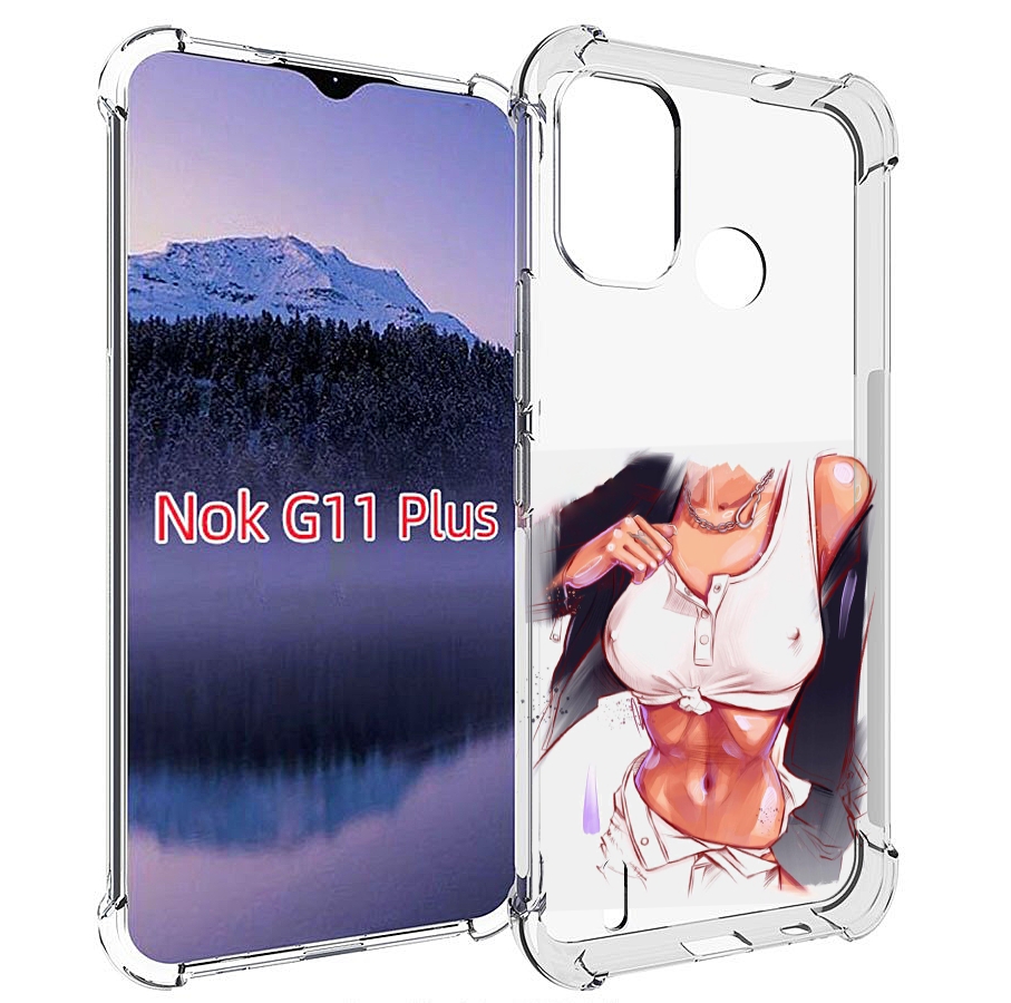 

Чехол MyPads красивая-стройная-модель для Nokia G11 Plus, Прозрачный, Tocco