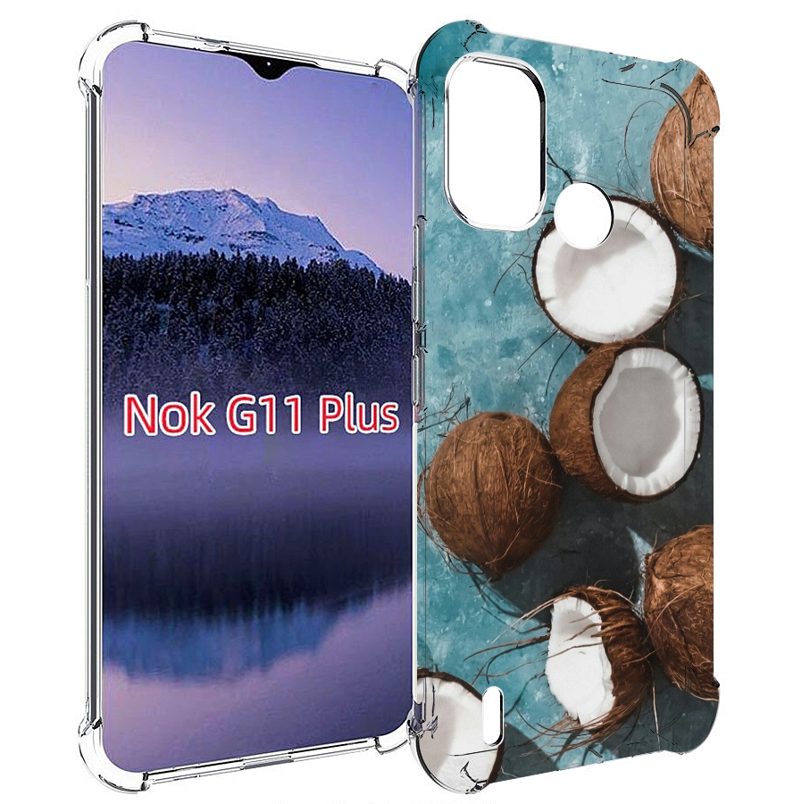 

Чехол MyPads красивые-кокосы для Nokia G11 Plus, Прозрачный, Tocco