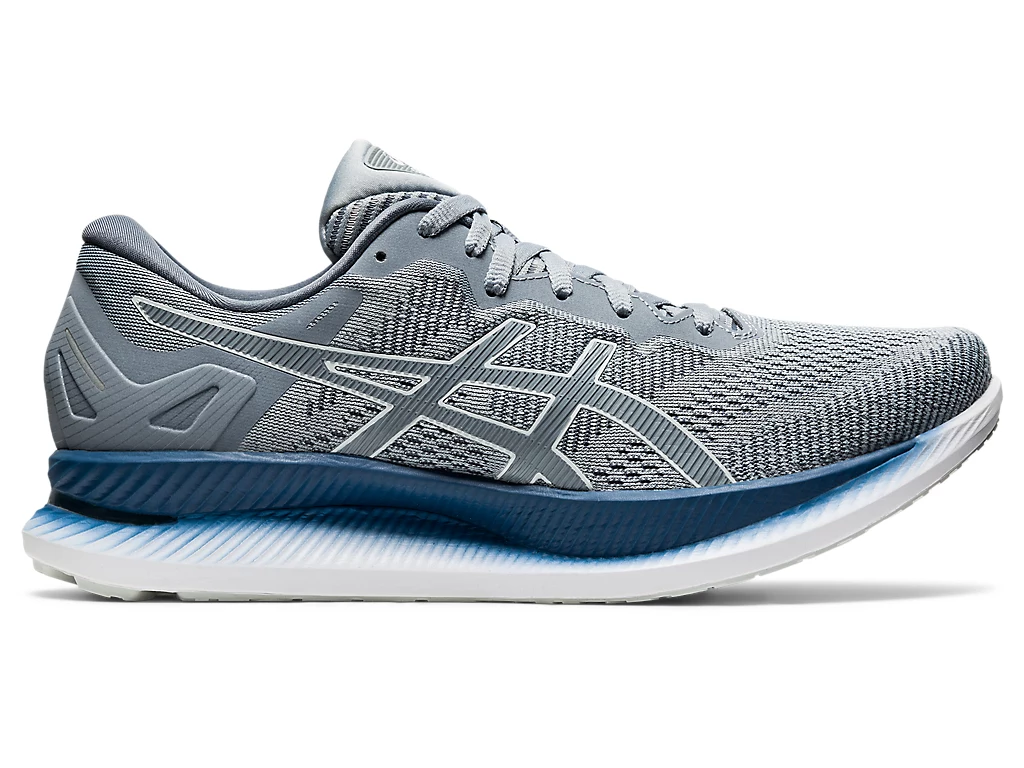 

Спортивные кроссовки мужские серый/синий ASICS GlideRide размер 45, GlideRide