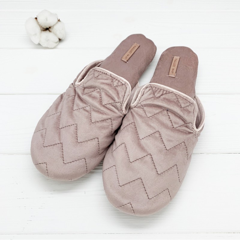 

Halluci H1890 Halluci Тапочки «Зигзаги» 38-39, Бежевый