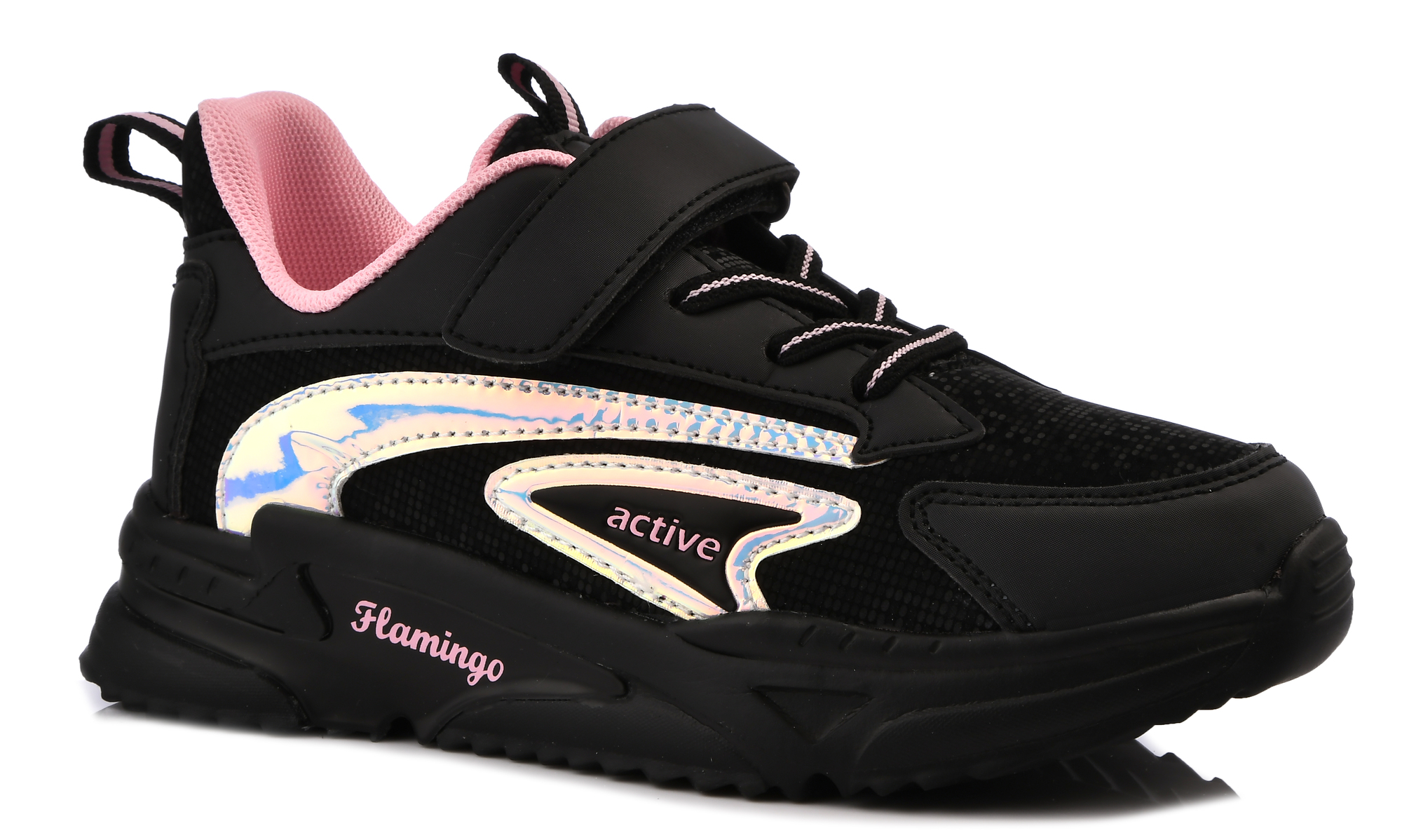 

Кроссовки Flamingo для девочек, размер 32, 231K-F13-3537, Черный, 231K-F13-3537