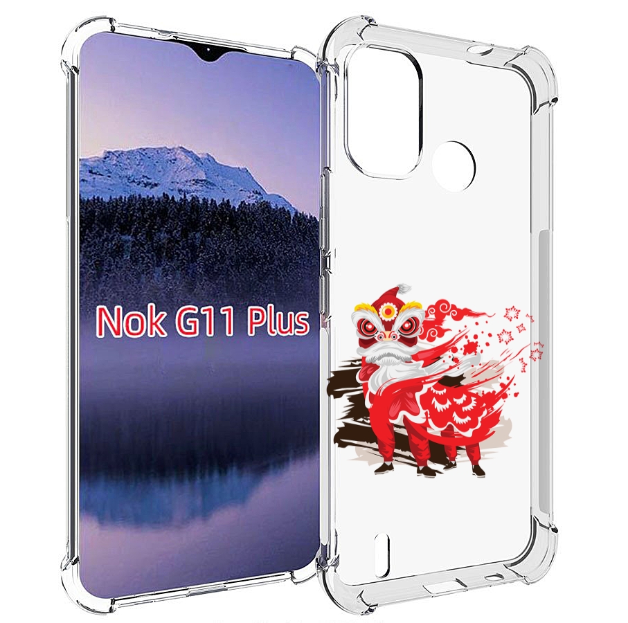 

Чехол MyPads красный-карнавал для Nokia G11 Plus, Прозрачный, Tocco