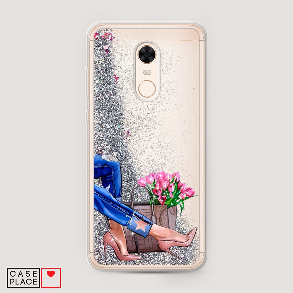 

Чехол Awog на Xiaomi Redmi 5 Plus "Каблучки", Разноцветный, 33191-1