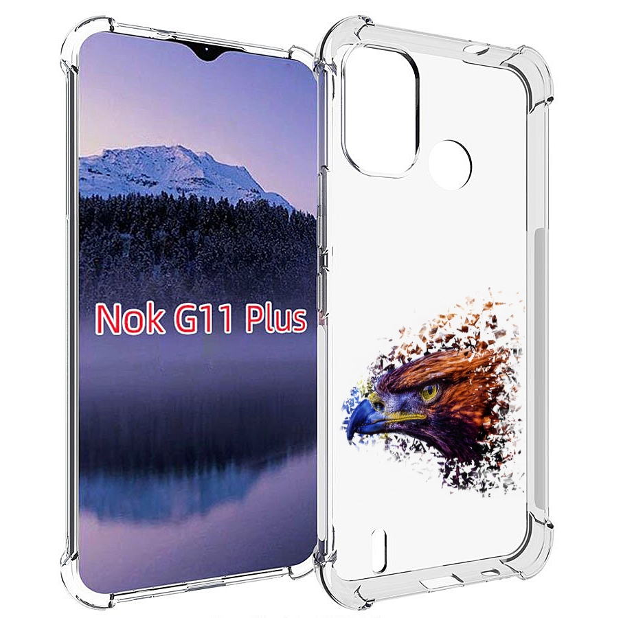 

Чехол MyPads красочный орел для Nokia G11 Plus, Прозрачный, Tocco