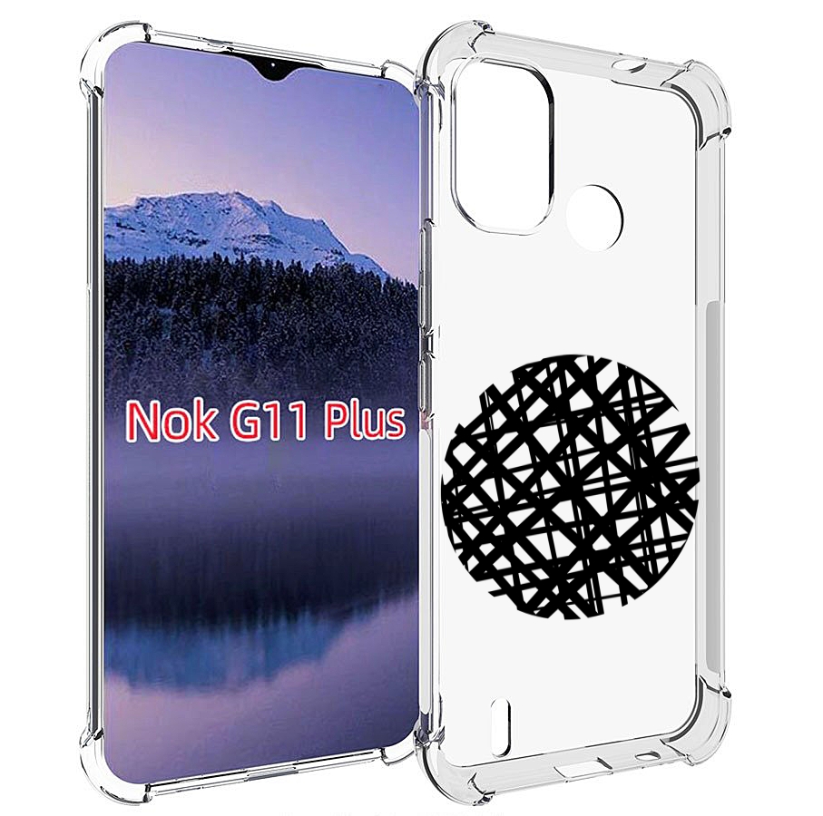 

Чехол MyPads круглая-абстракция для Nokia G11 Plus, Прозрачный, Tocco