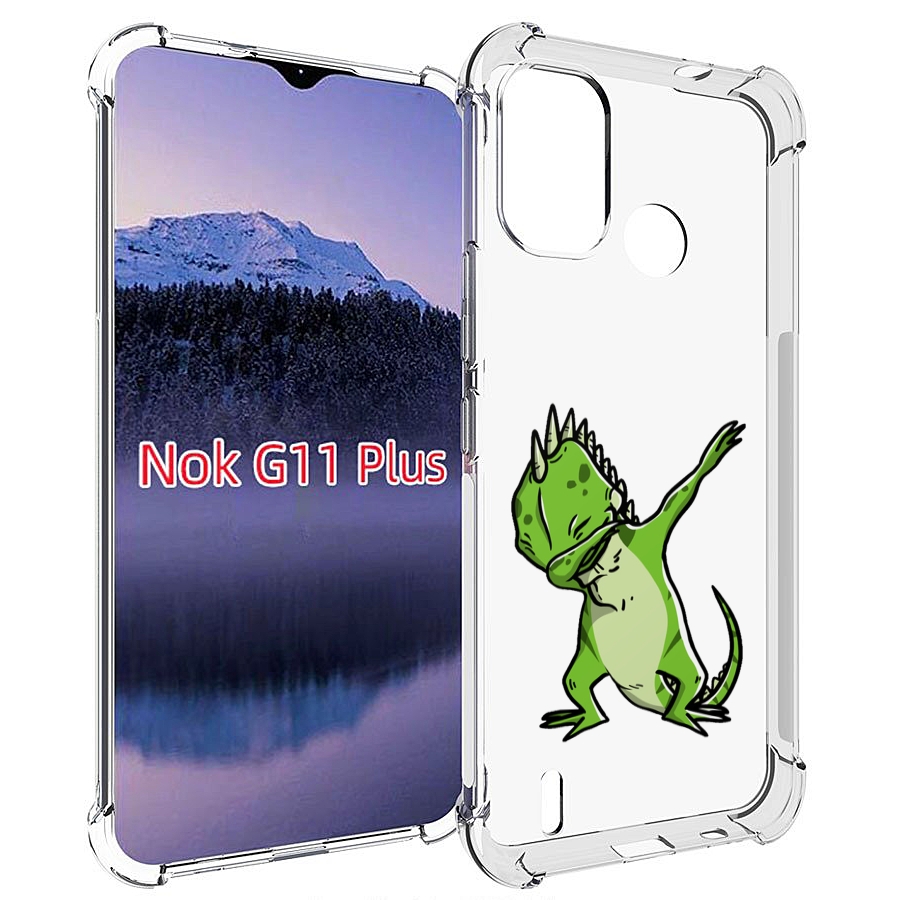

Чехол MyPads крутая-ящерица для Nokia G11 Plus, Прозрачный, Tocco