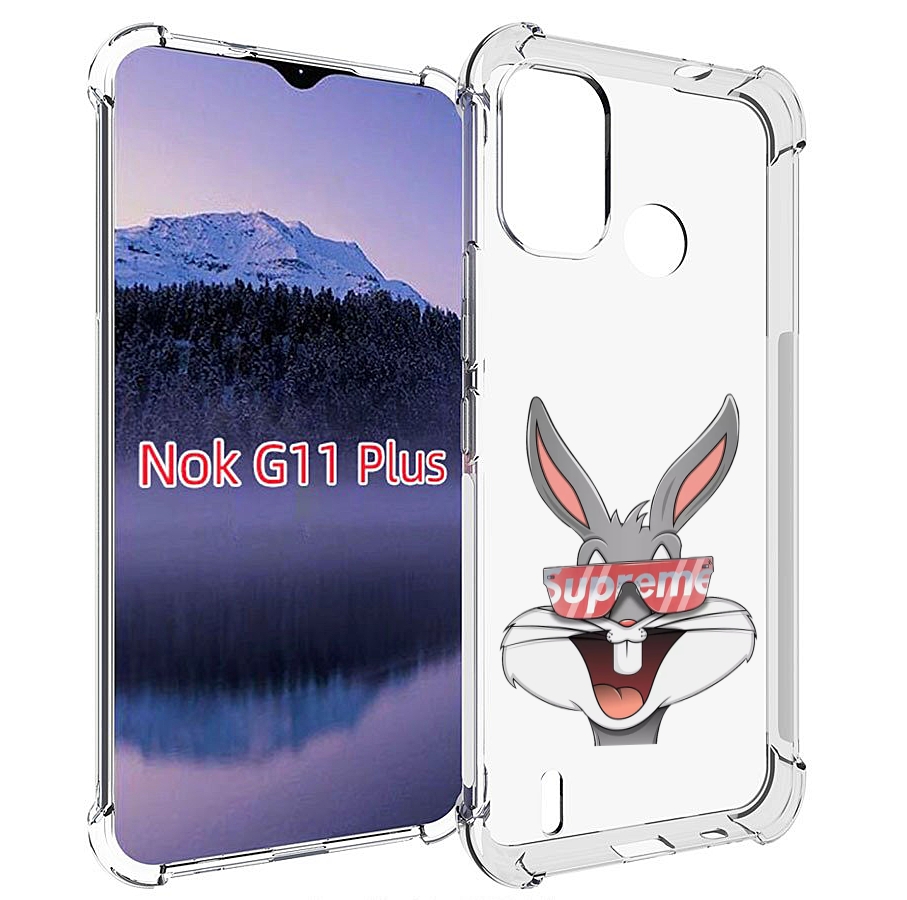

Чехол MyPads крутой-заяц для Nokia G11 Plus, Прозрачный, Tocco