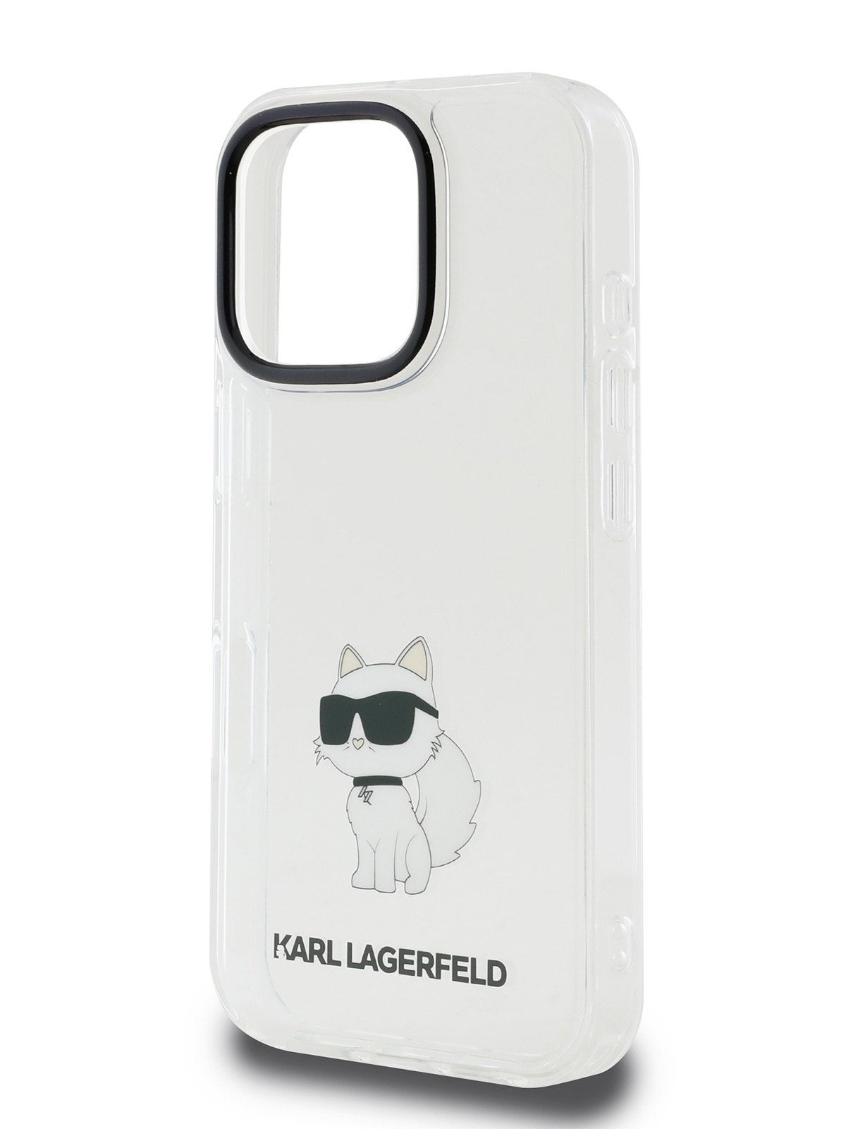 

Чехол Karl Lagerfeld для iPhone 16 Pro с принтом IML Choupette, прозрачный