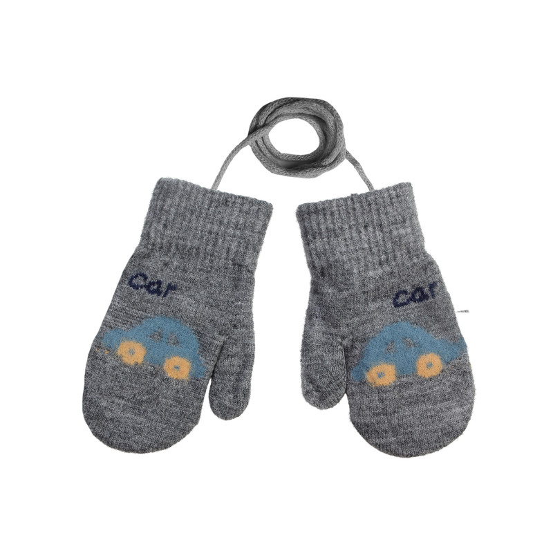 

Варежки детские Little Mania KLU010- цв. серый р. 12, KLU010-