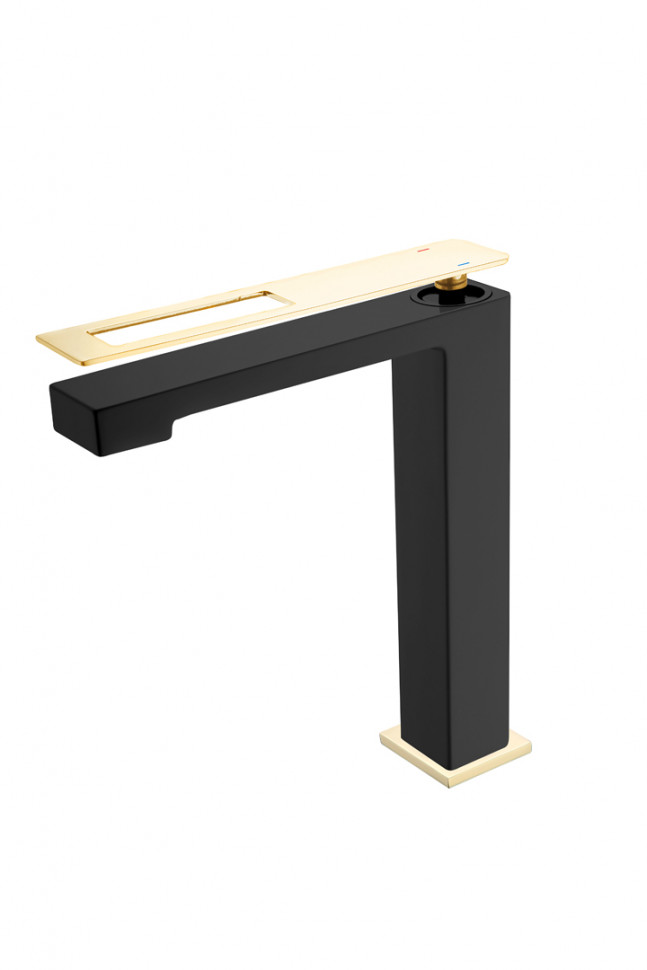 

Смеситель Q для умыв. выс. Boheme ChromeBlack 142-CRB