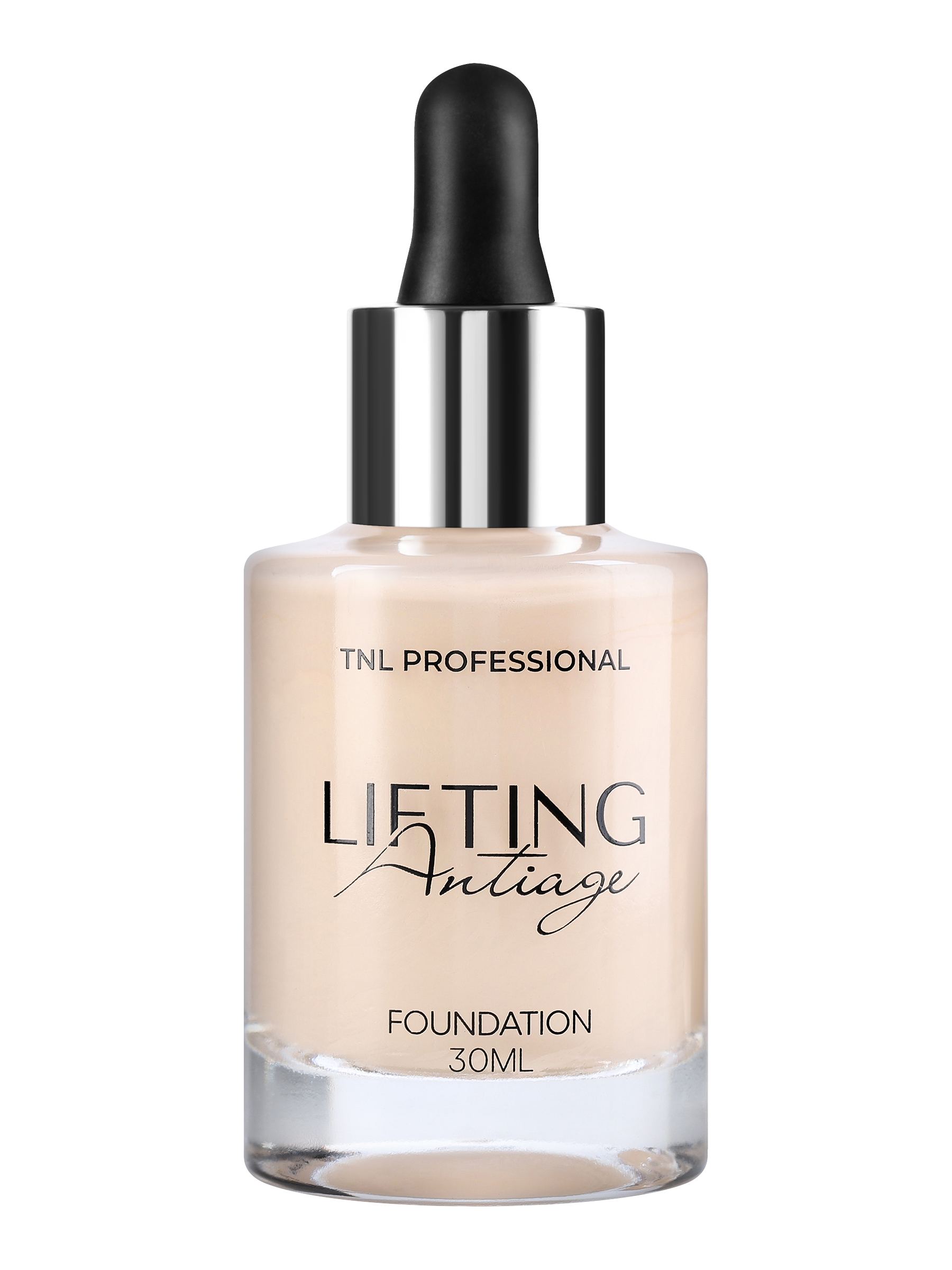 Тональный крем TNL Professional Lifting Antiage №1 Ivory, 30 мл farres кисть для тональной основы professional