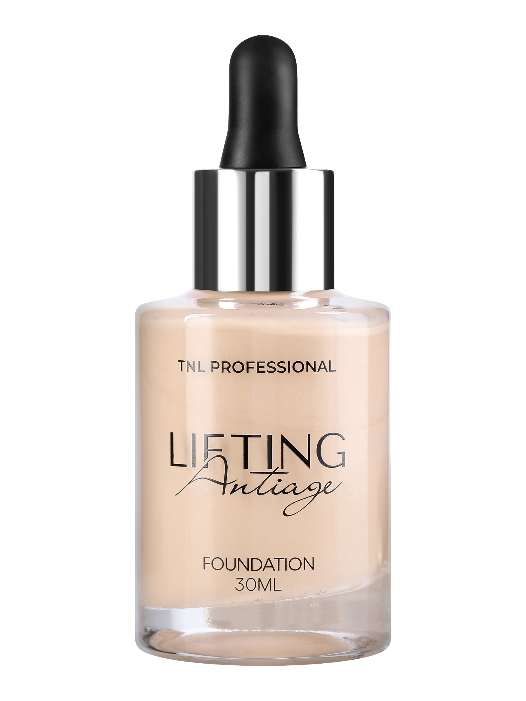 Тональный крем TNL Professional Lifting Antiage №3 Beige vanilla, 30 мл farres кисть для тональной основы professional