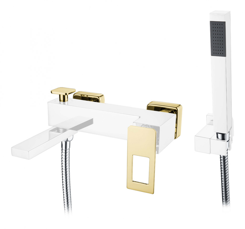 

Смеситель для ванны Boheme с душем ChromeGold 143-CRG