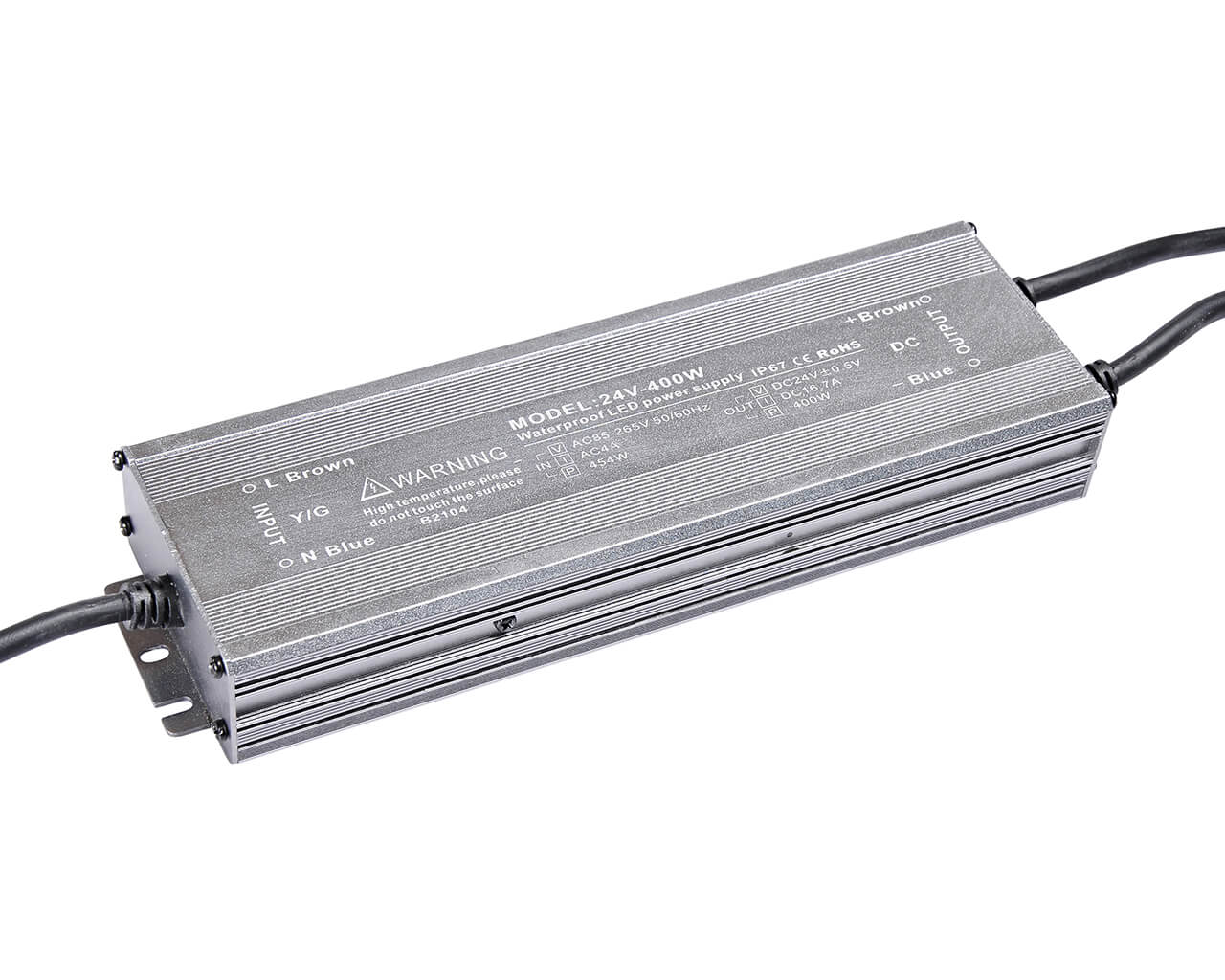 Блок питания LC-WP-400W-24V IP67 16.6 A 255x76x35