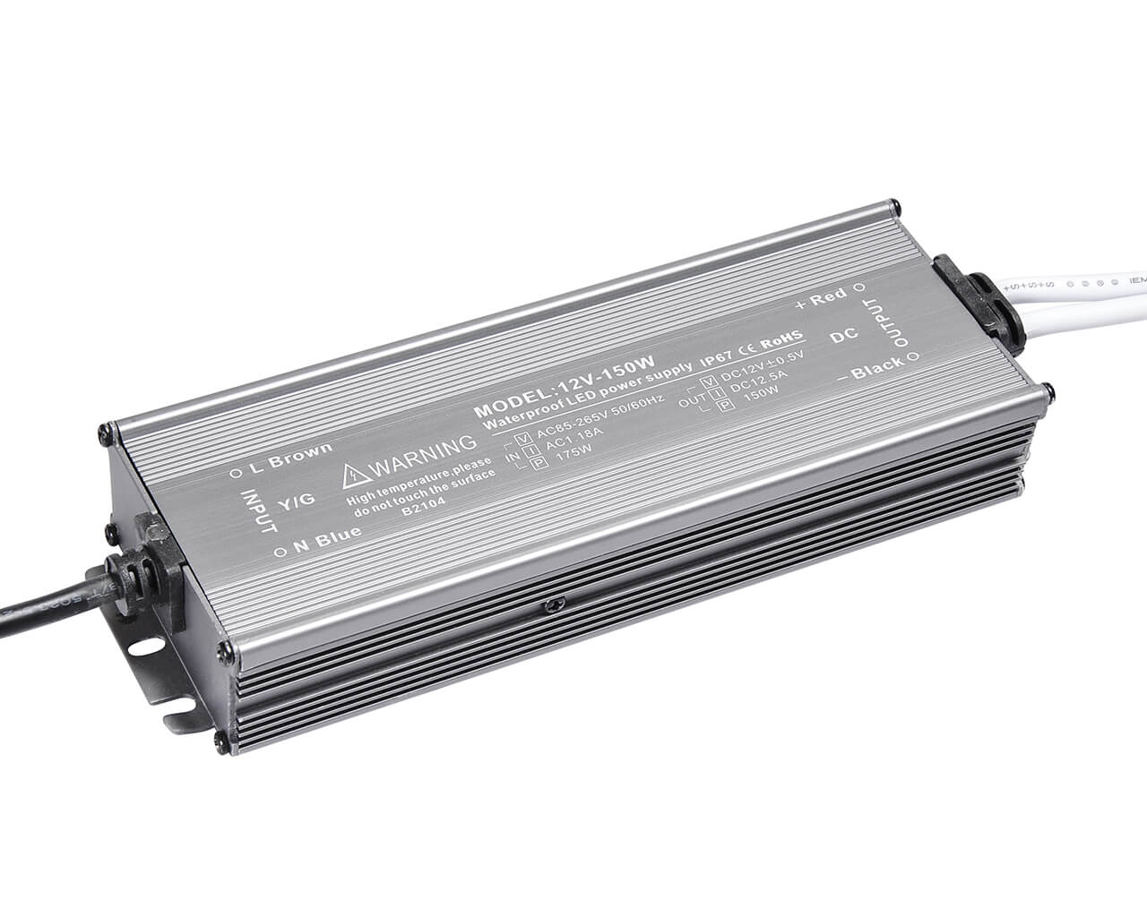 Блок питания LC-WP-150W-12V IP67 125 A 215x70x35 4160₽