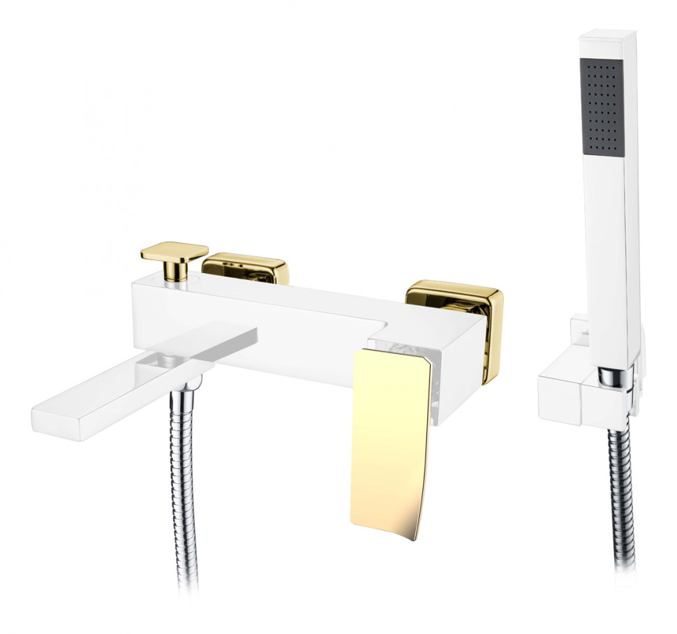 Смеситель для ванны Boheme с душем ChromeGold 143-CRG.2