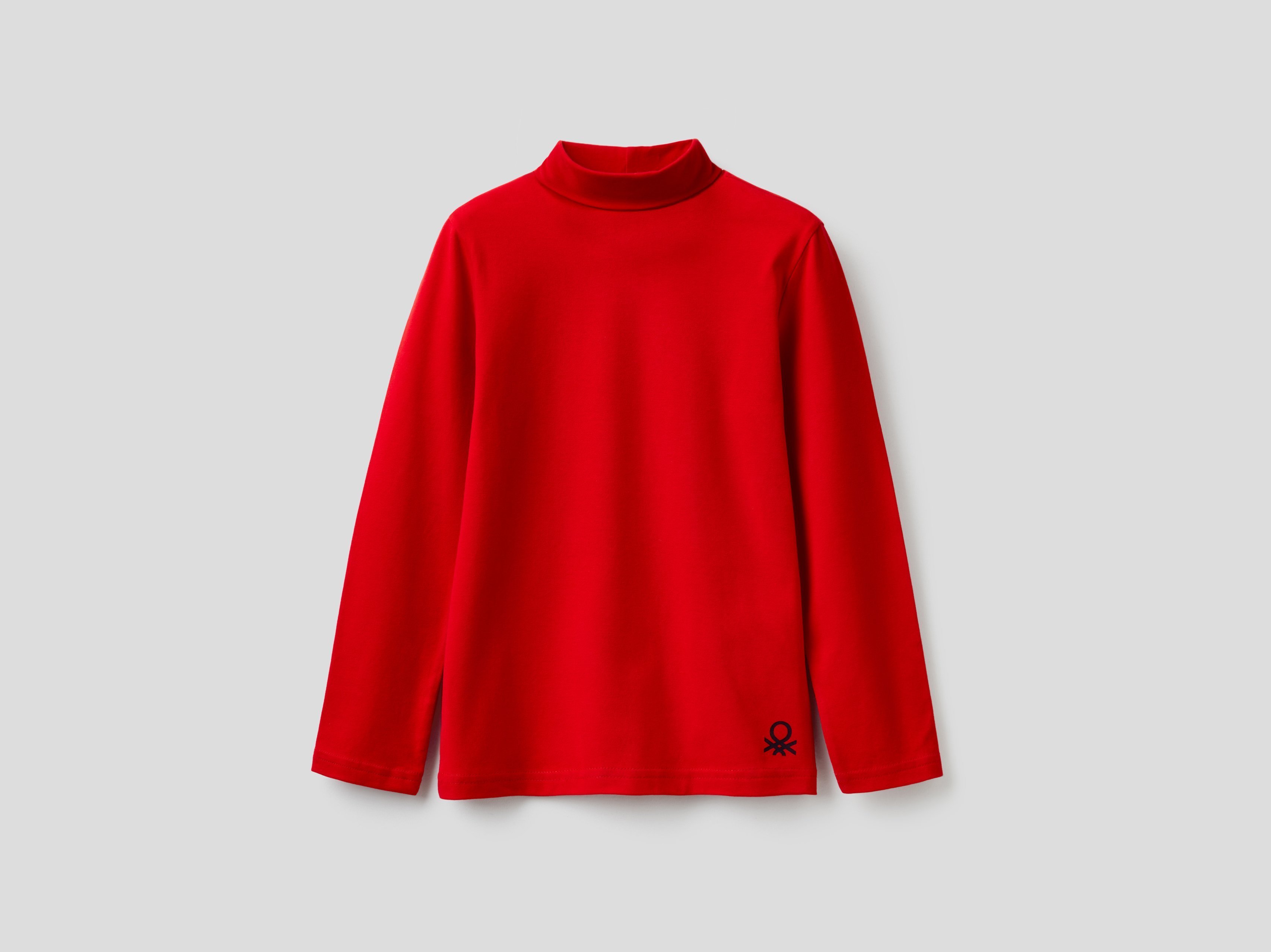 фото Водолазка для мальчиков benetton цв. красный р.110 united colors of benetton