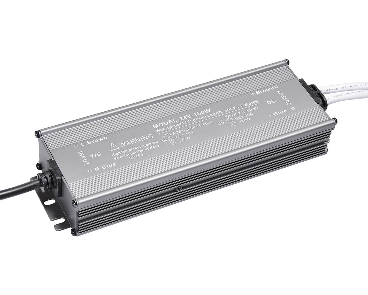 Блок питания LC-WP-150W-24V IP67 6.25 A 215x70x35