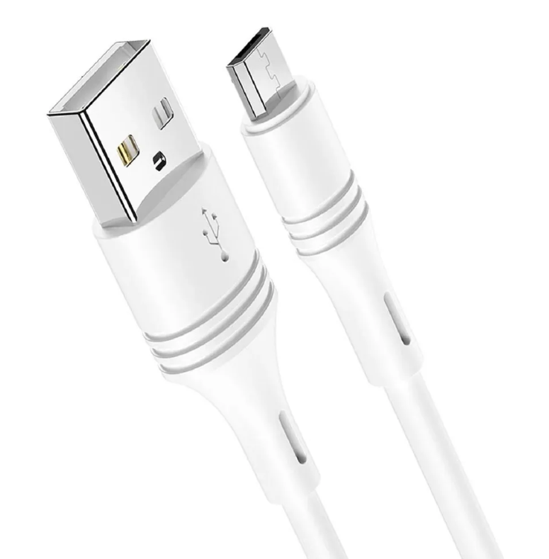 

Дата-кабель USB универсальный MicroUSB Borofone BX43 (белый)