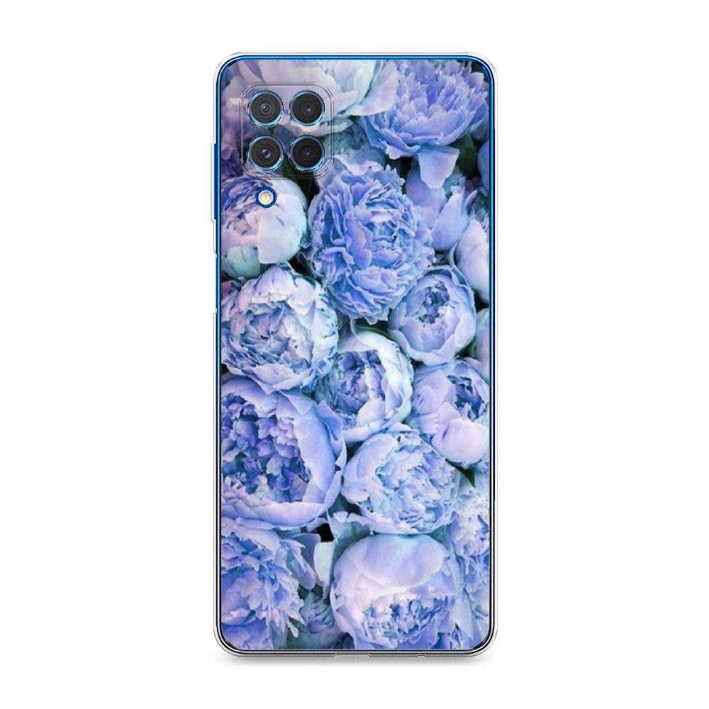

Чехол Awog на Samsung Galaxy M62 / Самсунг M62 "Пионы голубые", Голубой, 2102950-8