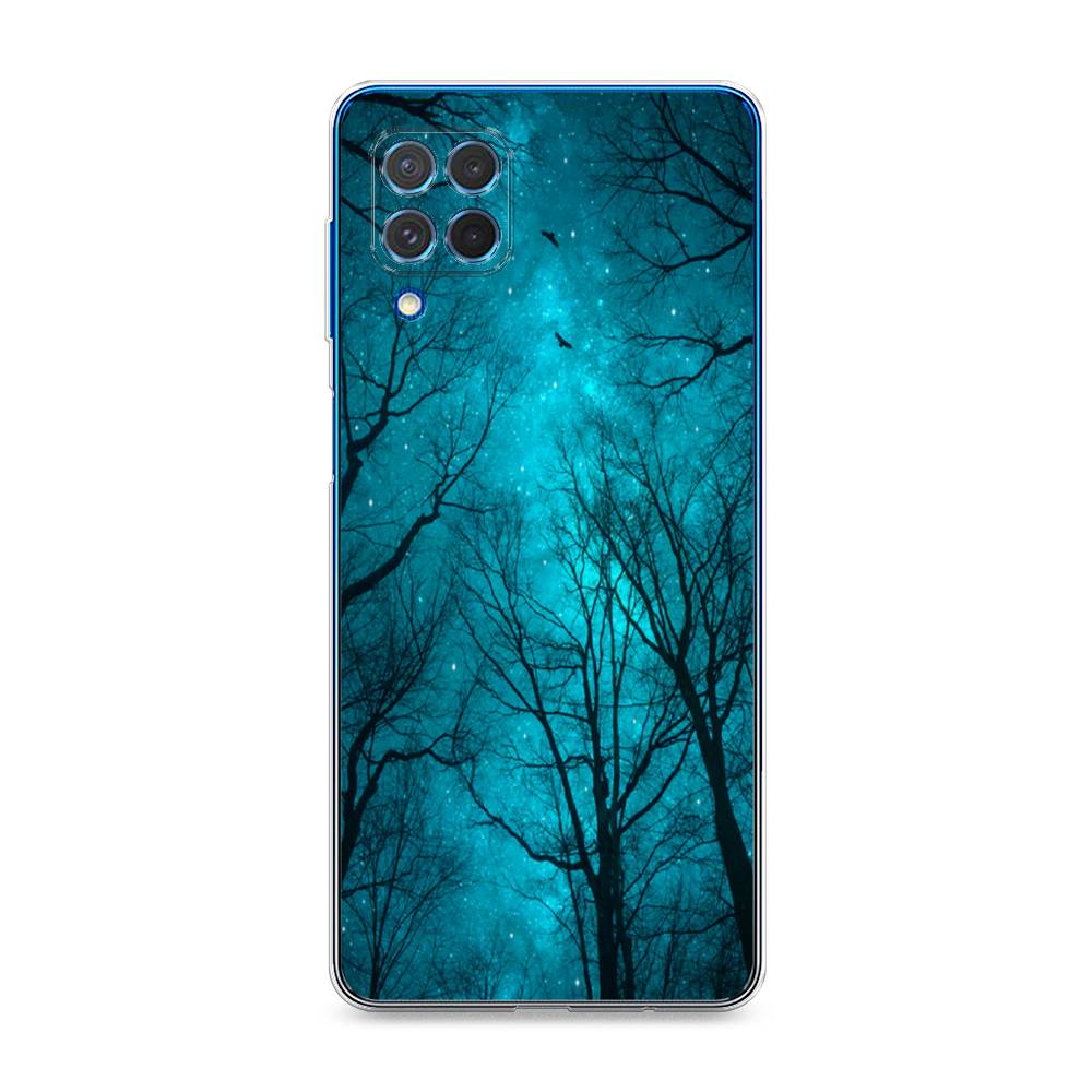 

Чехол Awog на Samsung Galaxy M62 / Самсунг M62 "Сказочный лес", Черный;голубой, 2102950-4