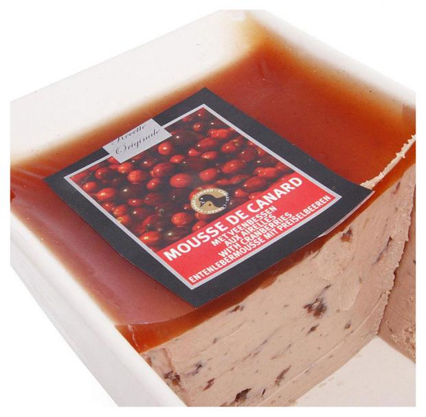 

Паштет-мусс из утиной печени Pate Grand-Mere с клюквой 110 г