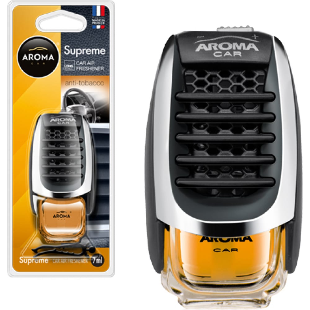 Ароматизатор на дефлектор AROMA CAR SUPREME Anti Tobacco 92049