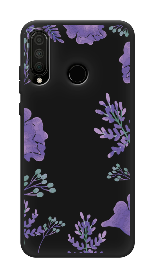

Чехол Awog на Honor 20 Lite 2020 "Сиреневая цветочная рамка", Прозрачный;фиолетовый, 611252-1