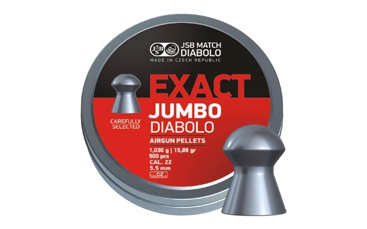 Пули пневматические JSB Exact Jumbo 5,5 мм 1,030 грамма 500 шт.